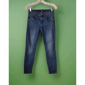 Gap Jeans Petite 24 True Skinny Low Rise Stretch